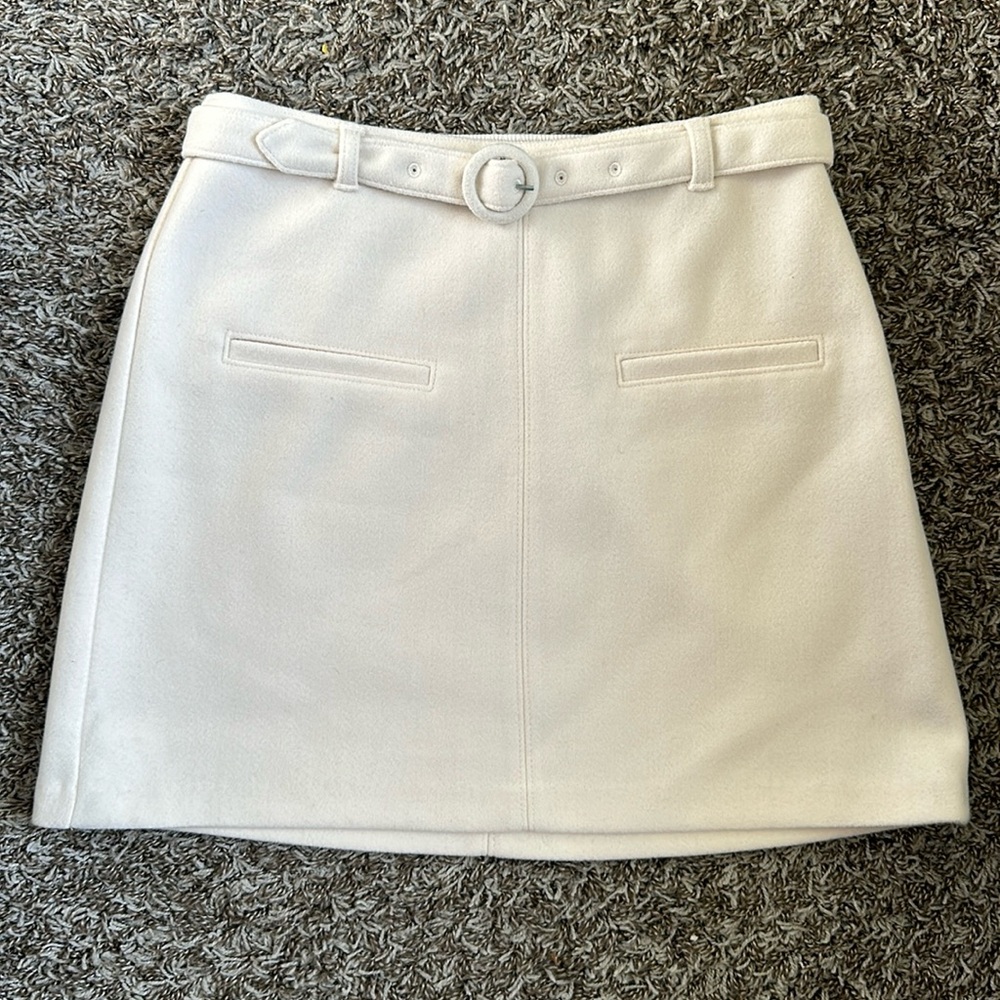 Abercrombie & Fitch belted mini skirt